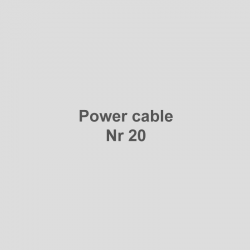 Power cable Nr 20