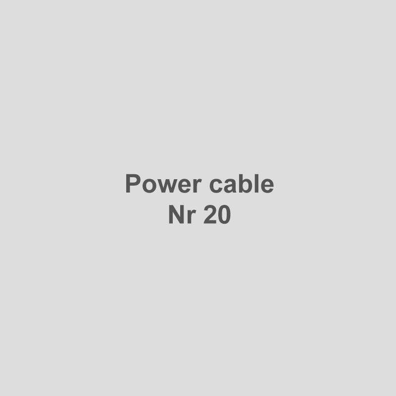 Power cable Nr 20