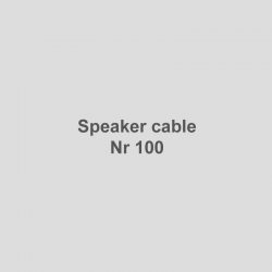 Speaker cable Nr 100