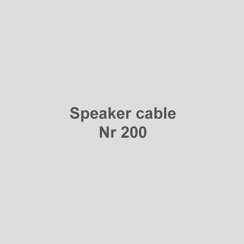 Speaker cable Nr 200